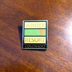 Vintage Winter Park, Colorado ski pin